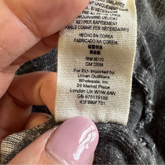 FREE PEOPLE Beach Cocoon Cowl Neck Pullover Oversized Size M/L Gray Heather - Picture 10 of 13